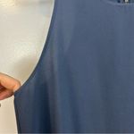 Wilfred Aritzia Dusty Blue Silk Trim Sleeveless Flowy Tank Size Small Photo 4
