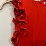 Amanda Uprichard  Orange Ridgely Dress Size Medium $245 Photo 2