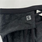 Body Language Kloss Top‎ Black Shimmer Strappy Sports Bra Size L Photo 7