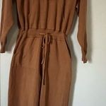 Strut & Bolt  Tan Long Sleeve Jumpsuit Photo 0