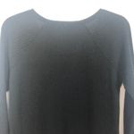 Pink Rose Waffle Knit Black Sweater Layered Look Photo 6