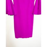 Chiara Boni La Petite Natalia Bell Sleeve Dress Size 44 Purple Quiet Luxury Photo 11