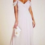 Birdy Grey Spence Chiffon Dress Gown Taupe Bridesmaid, Prom, Wedding Size M Photo 1