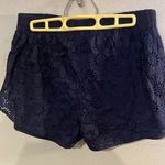 Aerie  blue lace shorts with spandex underneath size large‎ Photo 2