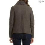 Chelsea & Theodore Faux Fur Sweater Jacket XL Brown Photo 1