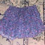Love Shack Fancy  purple floral skirt Photo 0