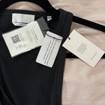 7 For All Mankind NWT  Black Tank Top Photo 2