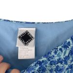 Calfornia Concepts Vintage 90s Women's Size 10P Floral Blue Midi Dress Photo 3