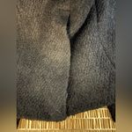 L'Academie NWT L’Academie Black Wool Blend Trench Coat Size Large Photo 11