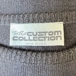 Vintage‎ Colette bow sweater satin bows oversized made in USA Gray Size L Photo 2