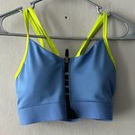 Nike  Light Blue Front Zip Indy Sports Bra Size Medium Photo 2