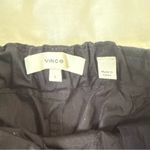 Vince . Pleated Drawstring Pocket Shorts Black Size S 100% Cotton Photo 8