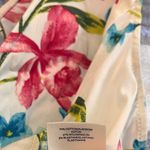 Nine West Nine West White Floral Tank Top Size Medium Photo 8