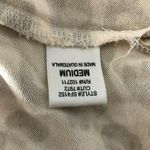 Gibson  Womens Top Tunic Cowl Neck Oversized Long Sleeved Leopard Print Ivory M Photo 3