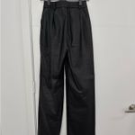 Princess Polly  PU black leather pants Photo 7