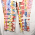 Basic Editions Plus Size 4X Pants Handmade Tie Dye Lounge Comfy Blue Red 1512 Photo 3