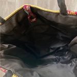 Chinese Oriental Vintage Silk Golden Red Double Handle Shoulder Bag Tote Purse Photo 16