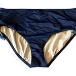 Swimsuits For All Navy Blue Tie‎ Sides Women's Swim Bottoms Size 20 Plus Photo 0