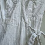 Abercrombie & Fitch White Ruffle Faux Wrap V Neck Feminine Girly Dress Size XS Photo 7