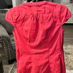 H&M Women’s  Pink Short Sleeve Tie Front Top Size 4 Photo 2