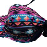 XL halter bikini top XL Aztec print halter bikini top removable straps Black Photo 7