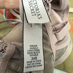 Victoria's Secret  34B Pink Dream Angel Lined Demi Lace Fringe Lingerie Bra Maroon Photo 4