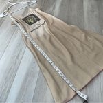Y2K Grunge Slip Dress patchwork embroidered death womens Beige (size 6) Black Photo 5