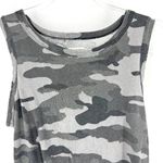 Current/Elliott Cotton Camo Tank Grey Black Size Small Photo 1