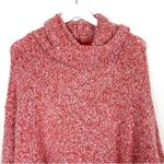 Free People  BFF cropped oversized slouchy open knit orange sweater SZ. XS Photo 5