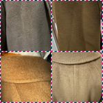 Cinzia Rocca Long Pure Virgin Wool Brown Coat Vintage Made in Italy sz 16 Photo 12