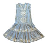 Sendero Provisions Co. Light Blue Fit N Flare Embroidered Dress Size Small Women Photo 0