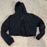 Lululemon Black Cropped Water Resistant Rain Jacket Size 4 Photo 0