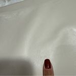 Massimo Dutti NWT  Nappa Leather‎ Bag With Double Strap In Cream Photo 5