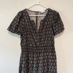 Anthropologie  Somerset Cropped Wide Leg Short Sleeve Paisley Printed Jumpsuit Photo 3