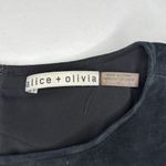 Alice + Olivia Suede Seamed Dress, Size 2 Photo 7