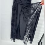 Chiara Boni La Petite One-Shoulder Jumpsuit Floral Tulle Overskirt IT38 US2 Photo 8