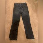 MOTHER The Insider Crop Step Fray Jeans up in smoke dark fall denim classic Black Size 29 Photo 11