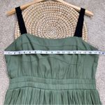 Reiss Women’s Luella Pleated Midi Dress Sleeveless Cutout Back in Green Size 10 Photo 13