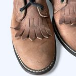 Laredo Vintage Lace Up Kiltie Roper Boots Brown USA Made Women's size 7 Western Photo 3