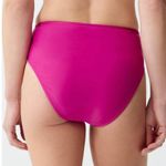 J.Crew Bright Pink Hallie Bikini Bottom XS Vacation High Rise Beach Pool Vacay Photo 2
