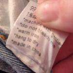 Cry Baby  Button Fly Raw Hem Cropped Jeans Size 24 Photo 4