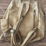 Convertible Backpack Shoulder Bag Crossbody Bag Purse Beige Tan Photo 1