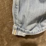 Gap  Jeans Womens Sz 34 Sexy Boyfriend Mid Rise Distress Light Wash Cuffed Ankle Photo 4