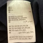 Charter Club  Women's Blue Long Sleeve Crew Neck Button Up T-shirt Tee Top Sz M Photo 3