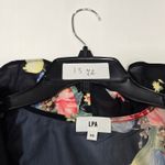 LPA  Button Up Midi Dress in Midnight Roses XS Photo 13