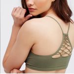 Free People  Baby Racerback Bralette in Navy Women’s Size M/L Photo 8