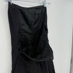 Nicole Miller New York Vintage Black Strapless Dress Lace Up Back Size 6 Photo 9