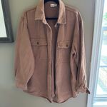 Rhythm Tan Shirt Brown Size XL Photo 1