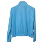 Sporty & Rich New Logo Print Zip Up Track Jacket Blue Womens Size Medium Photo 6