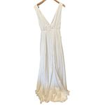 Joanna August NWT Joplin Slit Front Button-Up V-Neck Wedding Dress Size 2 Photo 3